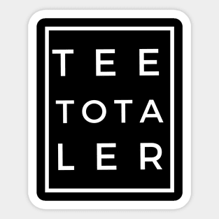 Teetotaler Pocket Logo Sticker